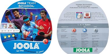 JOOLA набір для настільного тенісу Team School з сіткою, різнокольоровий