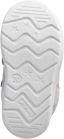 Чобітки RICOSTA для дівчаток та хлопчиків SAM, дитячі черевики для перших кроків, ширина: середня, змінна устілка, веганські, 26 EU, графіт, світло-сірий 460