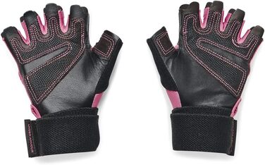 Рукавички для важкої атлетики Under Armour для чоловіків, Half Finger, Pace Pink/Schwarz/Schwarz (L)