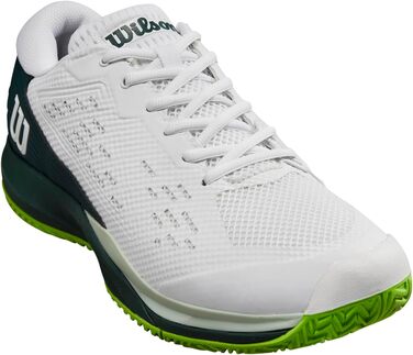 Тенісне взуття Wilson Rush Pro Ace для жінок, 43 1/3 EU, білий, Ponderosa Pine, Jasmine Green