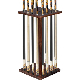 Стенд для більярдних київ (до 16 шт.) з натурального дерева - органайзер для більярдного столу