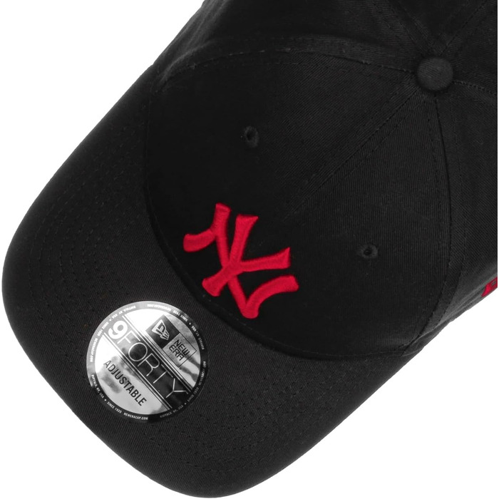 Кепка New Era 9Forty Yankees Essential - бейсболка з вигнутим козирком, чорна, MLB, для чоловіків