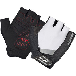 Велосипедні рукавички GripGrab SuperGel DoctorGel без пальців, напівпальцеві, гелеві, короткі (білий, M)