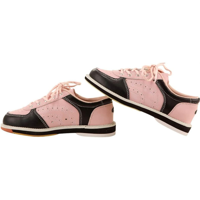 Жіночі дитячі дорослі bowling shoes bowling shoes шкіряні дихаючі амортизуючі унісекс 38 EU рожеві