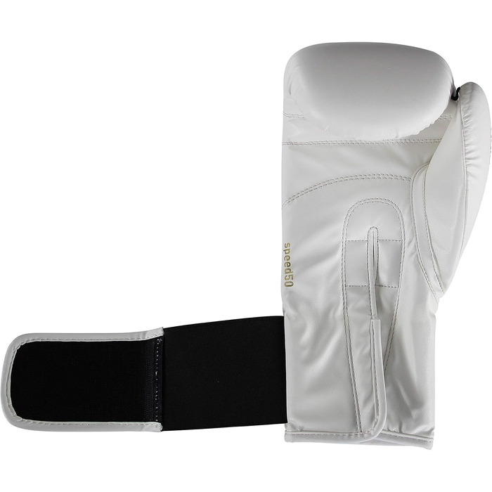 Боксерські рукавички Adidas Speed 50, чорні/золоті, 4oz
