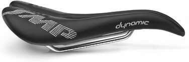 Велосипедне сідло SMP DYNAMIC з нержавіючими рейками, чорне, 28x15x8 см