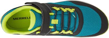 Дитячі кросівки Merrell Trail Glove 7 A/CS (30 EU, чорний, блакитно-зелений, лайм)