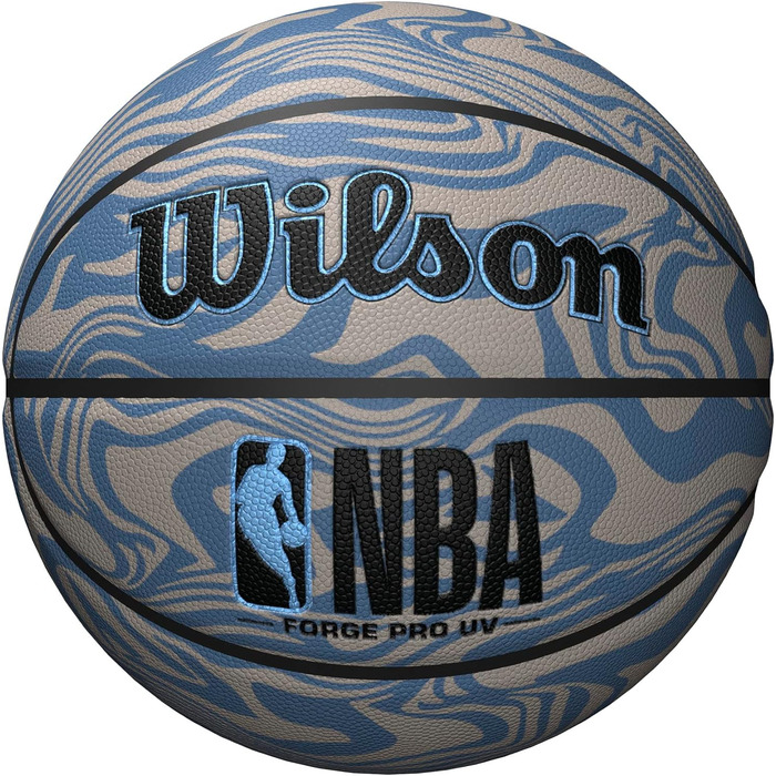Баскетбольний м’яч Wilson NBA Forge Pro 7 розмір, сірий, для вулиці та залу