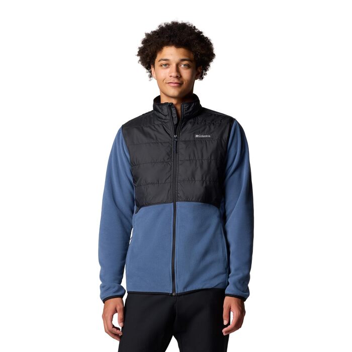 Чоловіча флісова куртка Columbia Basin Butte Full Zip, чорна, розмір XXL