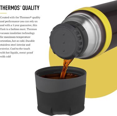 Термос Thermos Ultimative MK II вакуумний, 900 мл, коричневий