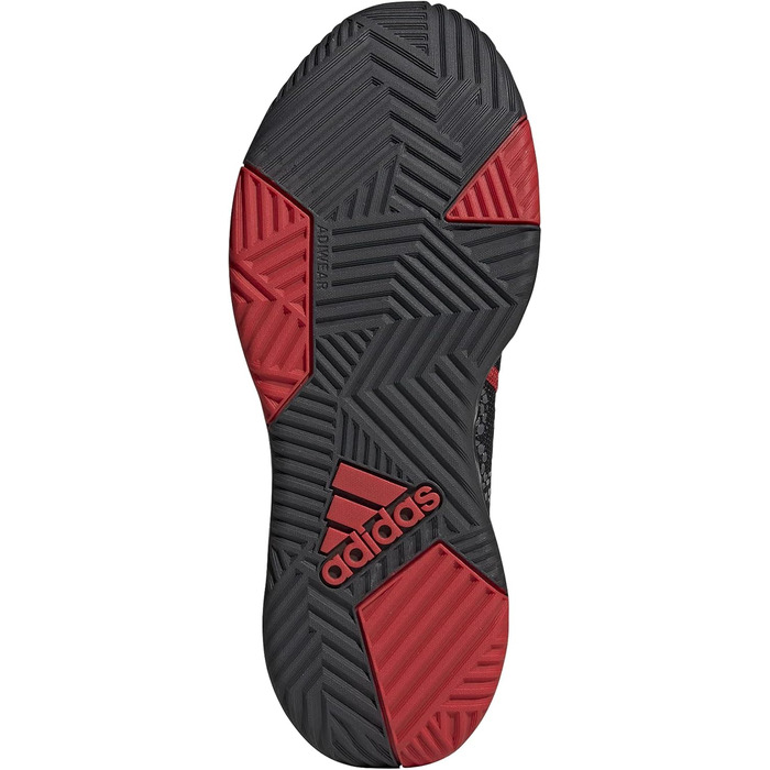 Кросівки баскетбольні adidas Own The Game 2.0 Lightmotion Mid, 42 2/3 EU, чорний/білий/карбон