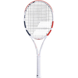 Тенісна ракетка Babolat Pure Strike 16/19 для дорослих, унісекс, біло-червона-чорна