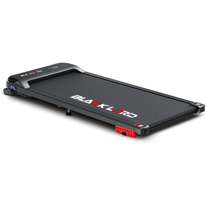 Складаний біговий килимок BLACK LORD MS2, 2-в-1 для дому та офісу, нахил, 3.2HP, до 140 кг, чорний