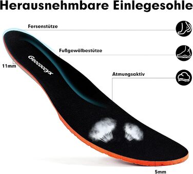 Чоловічі кросівки для бігу та ходьби Sportschuhe з широким носком, дихаючі, протиковзкі, помаранчеві, розмір 39-46 EU