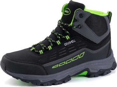 Водонепроникні трекінгові черевики для чоловіків та жінок, Outdoor, розмір 37-46 EU, чорний/зелений