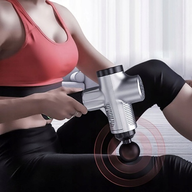 Перкусійний масажер WELLMI MG03PRO CARBON FASCIA — ручний масажер для спини та м'язів