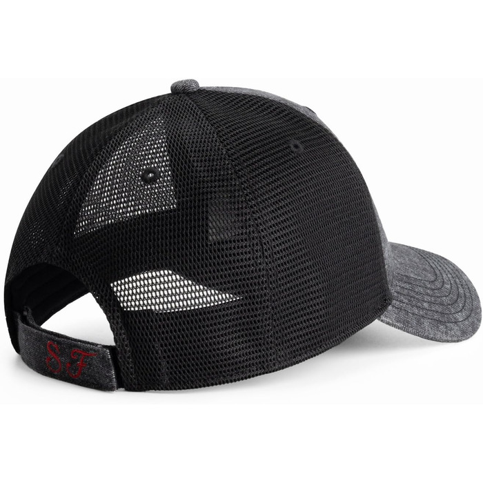 Кепка PUMA Scuderia Ferrari F1 з логотипом, чорна, універсальний розмір