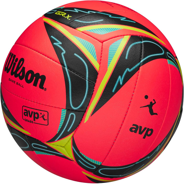 Волейбольний м'яч WILSON AVP GRX для гри на траві, офіційний розмір