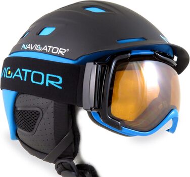 Лижна маска NAVIGATOR OMIKRON для сноуборду, унісекс, універсальний розмір, синя