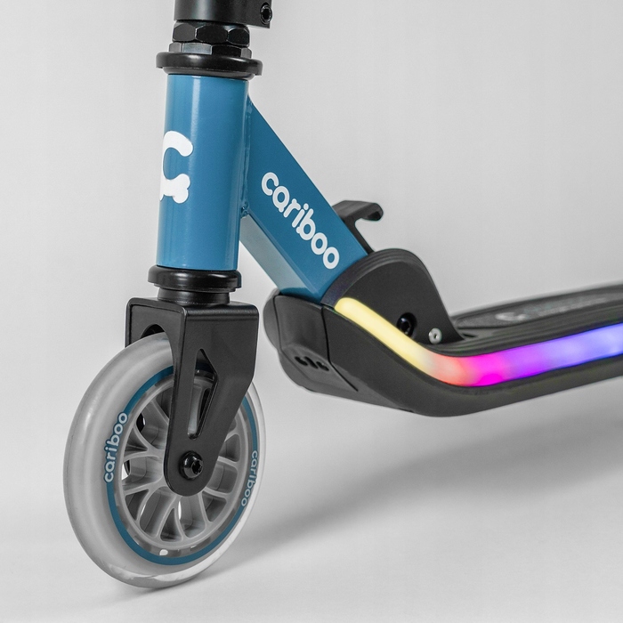 Дитячий двоколісний самокат Cariboo LEDstar, складаний, з LED-підсвіткою
