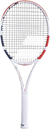 Тенісна ракетка Babolat Pure Strike 18x20, без струн, біло-сіра, розмір ручки 4 3/8
