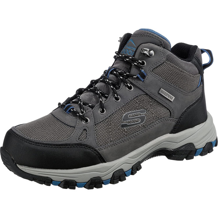 Чоловічі черевики Skechers Selmen MelanoWander - сірі, шкіра, синтетика, сітка