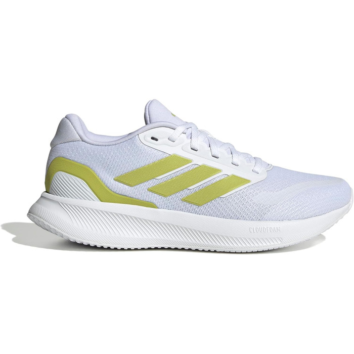 Жіночі кросівки для бігу adidas Runfalcon 5 з амортизацією Cloudfoam, білі, розмір 36 EU