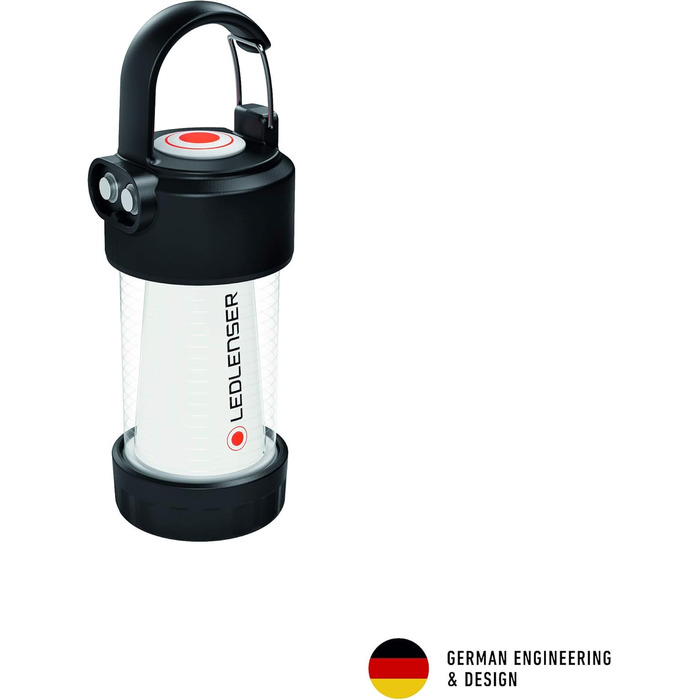Ліхтар Ledlenser ML4, кемпінговий, акумуляторний, 300 люмен, 45 год, нейтральне світло, з магнітним кабелем USB