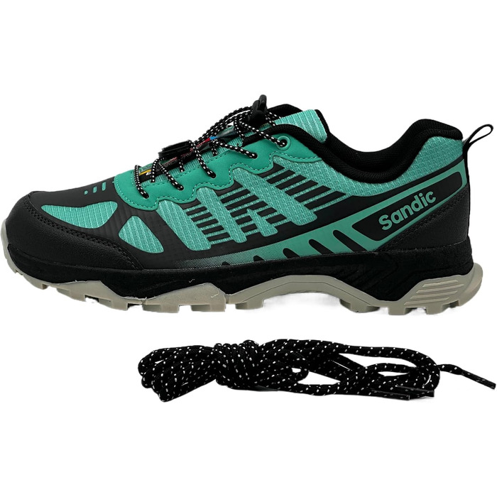 Чоловічі та жіночі трекінгові черевики для хайкінгу та бігу (40 EU, антрацит м'ятно-зелений)