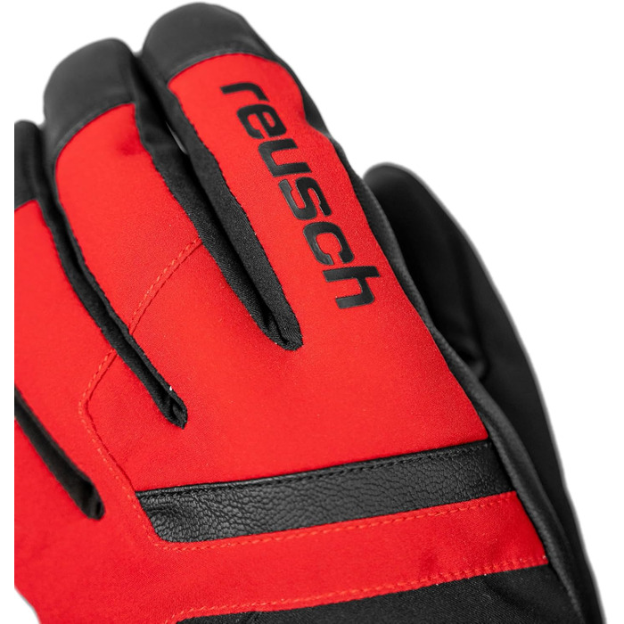 Гірськолижні рукавички Reusch Gore-TEX унісекс, водонепроникні Softshell (чорно-червоні, розмір 7.5)