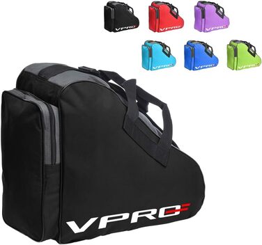 Сумка для ковзанів VPRO: для ковзанярства на льоду та роликів, з ремінцем та блискавкою, для дітей та дорослих