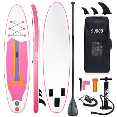 SUP дошка SUDOO надувна 300x76x15 см, 6