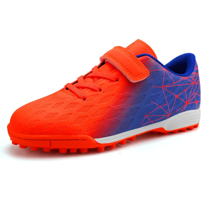 Дитячі футбольні бутси JABASIC для штучного покриття, для хлопчиків та дівчаток, розмір EU 25, кольори: морський, лимонний, помаранчевий, блакитний
