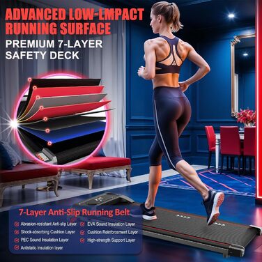 CharonFit біговий тренажер для дому Walking Pad: потужність 2.25 PS, вантажопідйомність 100 кг, нахил 4%, швидкість 1-10 км/год