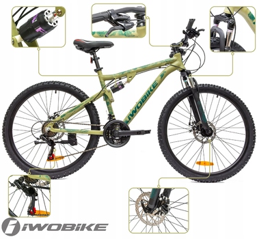 Гірський велосипед IWOBIKE Moro, рама 18,5