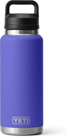 Термос-бутилка YETI Rambler 36oz з кришкою Chug, вакуумна, нержавіюча сталь, ультра фіолетова
