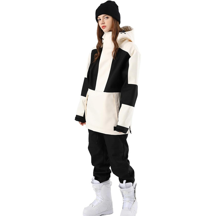 Комбінезон для сноуборду та лижного спорту HOUZONIY: теплий, водонепроникний, з капюшоном, для чоловіків та жінок