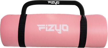 Килимок для йоги, фітнесу та пілатесу Phyzyo, 190x80x1.5 см, рожевий