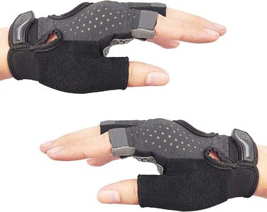 Фітнес рукавички для тренувань: захист долонь для чоловіків та жінок, рукавички для важкої атлетики, бодібілдингу, кросфіту (сірий, S)