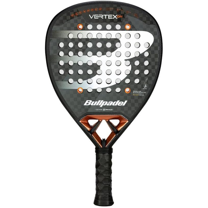 Падельна ракетка Bullpadel Vertex 04 25, темно-сіра, 370 г, нова