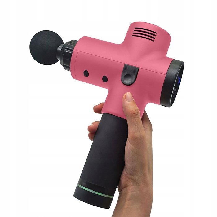 Перкусійний масажер WELLMI MG02PRO Pink — масажний пістолет для спини та всього тіла