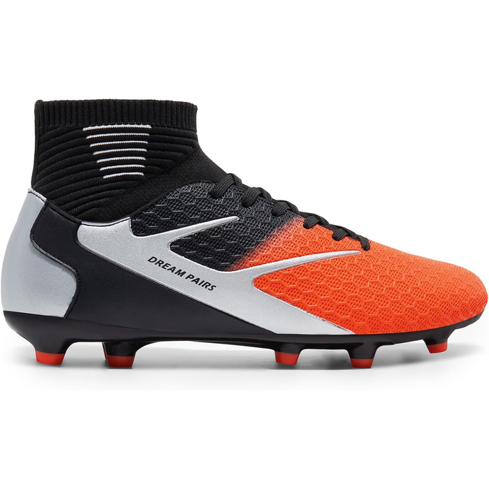 Футбольні бутси DREAM PAIRS для чоловіків: професійні, з шипами, для тренувань, розмір 46 EU, помаранчевий