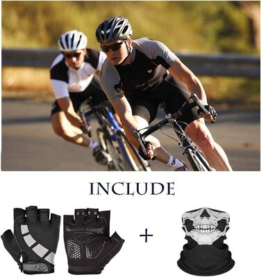 Рукавички для велосипеда чоловічі/жіночі літні, для гірського велосипеда, шосе, трекінгу, альпінізму (чорний, сірий, XL)