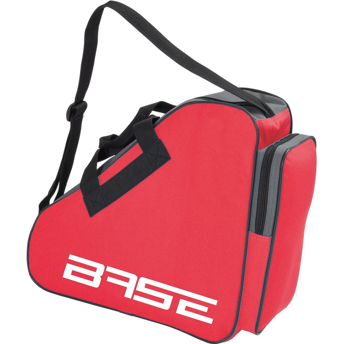 Сумка для ковзанів BASE Skatebag - зелено-червона з ручками та регульованим ременем