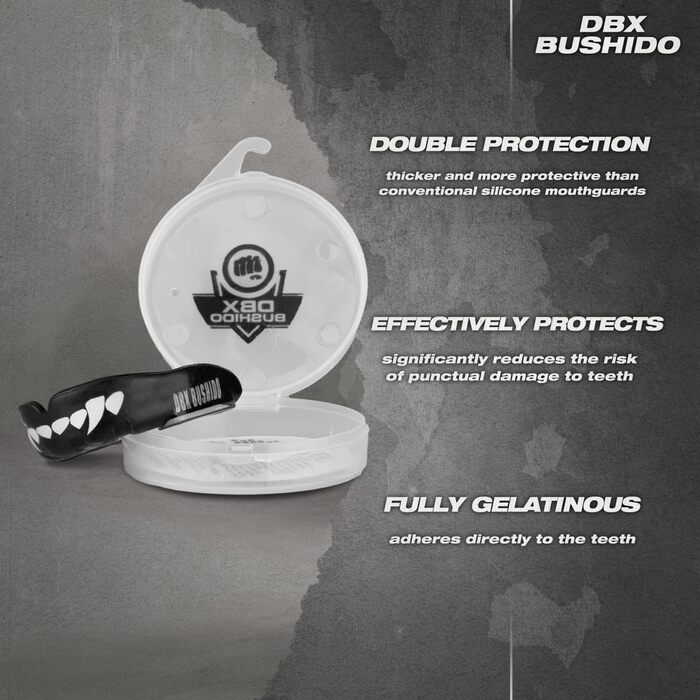 Капа для боксу DBX Bushido Sport Gel - захист зубів для боксу, кікбоксингу та єдиноборств - комфортна та дихаюча