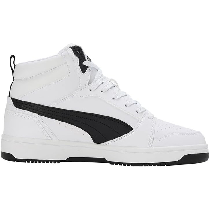 Кросівки Puma Unisex Rebound V6 білі з чорним (Puma White/Black), розмір 45 EU