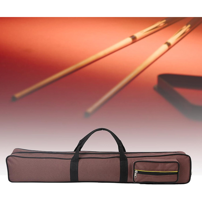 Чохол для кия Billard Pool Queue: захист від подряпин, зручне зберігання (колір кавовий)