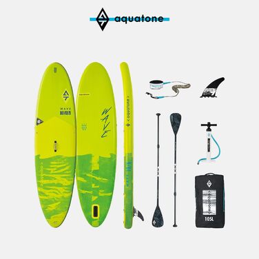 Надувна SUP-дошка AQUATONE Wave Allround 320x81x15 см, 300 л, універсальна, комплект для сапбордингу, для чоловіків і жінок