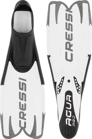 Ласти Cressi Agua Pro Vollfußflosse (36/37, білі) - професійні ласти для плавання та дайвінгу