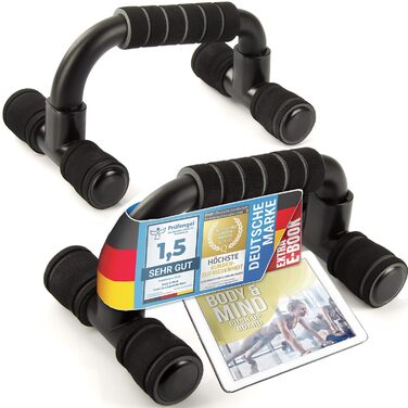 Ручки для віджимань Body & Mind® Push-Up: компактний тренажер для всього тіла, ефективне силове тренування